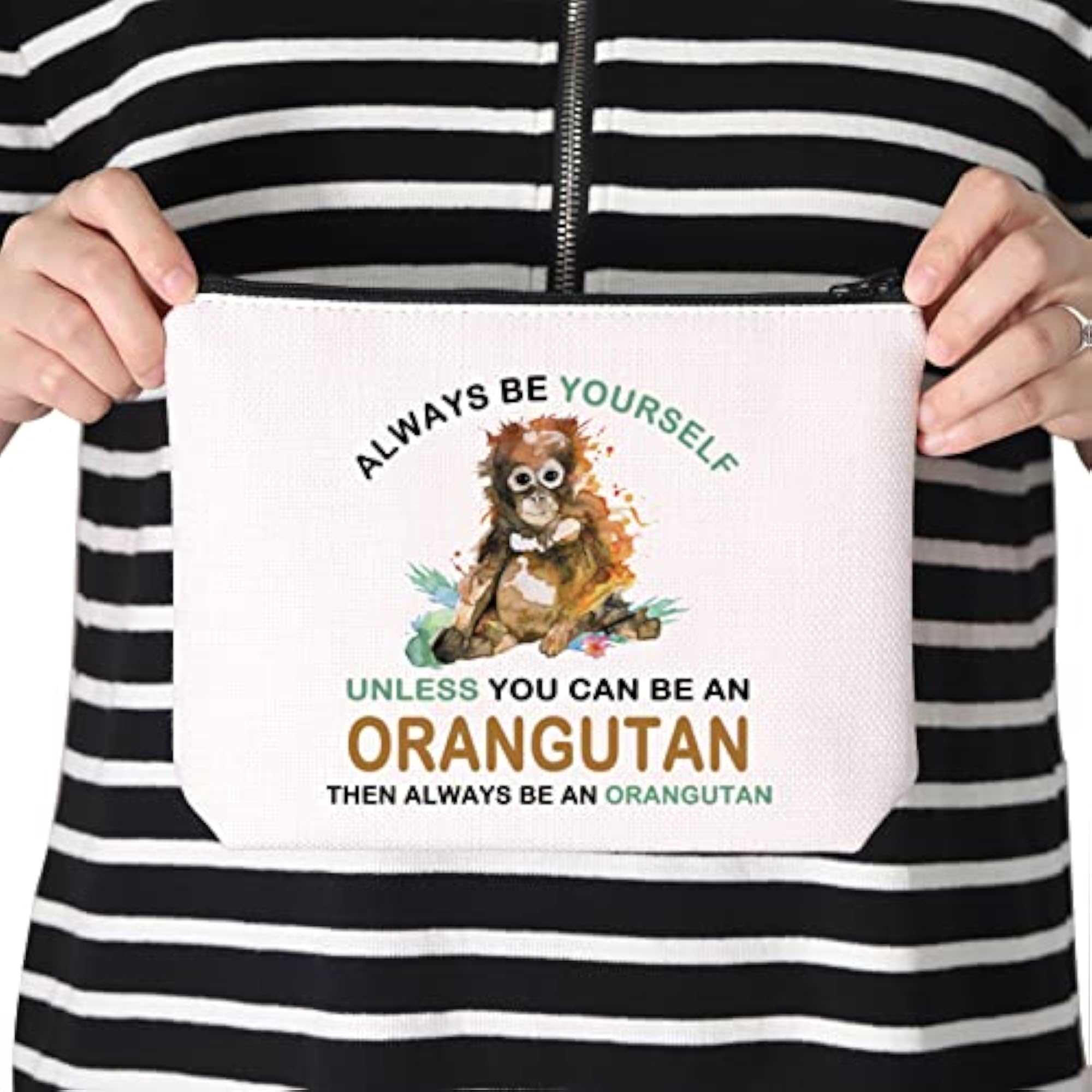 Orangutan Gift Makeup Bag, Fun Pouch